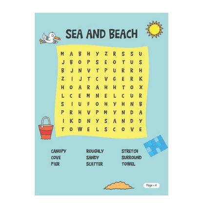 Kids Word Search Puzzle Book - Single Assorted Engaging Word Search Puzzles Children's Entertainment