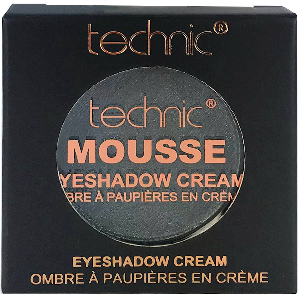 Technic Cosmetics Mousse Eyeshadow Plum Pudding - Creamy Texture Shimmery Finish Long-Lasting Colour