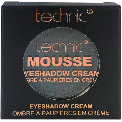Technic Cosmetics Mousse Eyeshadow Plum Pudding - Creamy Texture Shimmery Finish Long-Lasting Colour