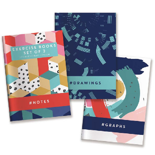 Exercise Books - 3 Pack