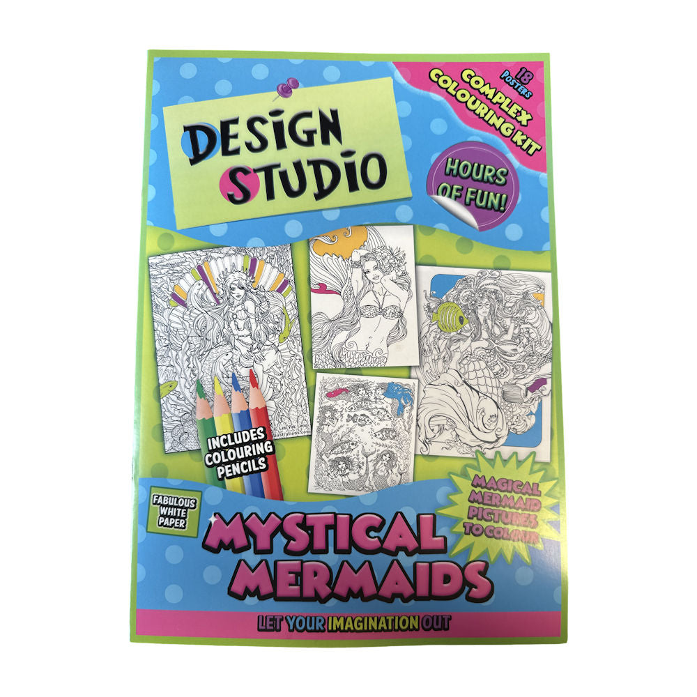 Design Studio Complex Colouring Kit - Mystical Mermaids
