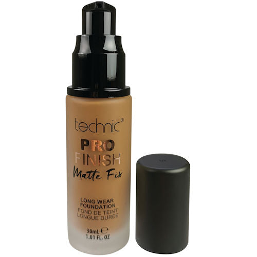 Technic Cosmetics Pro Finish Matte Foundation No Shine Chestnut - Makeup Beauty Matte Finish Foundation