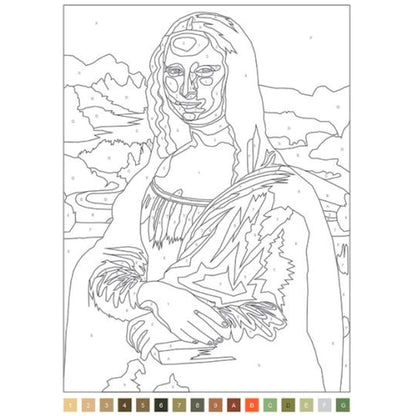 A4 Advanced Colour By Numbers Book - Intricate Patterns High Quality Paper Relaxing Art Therapy