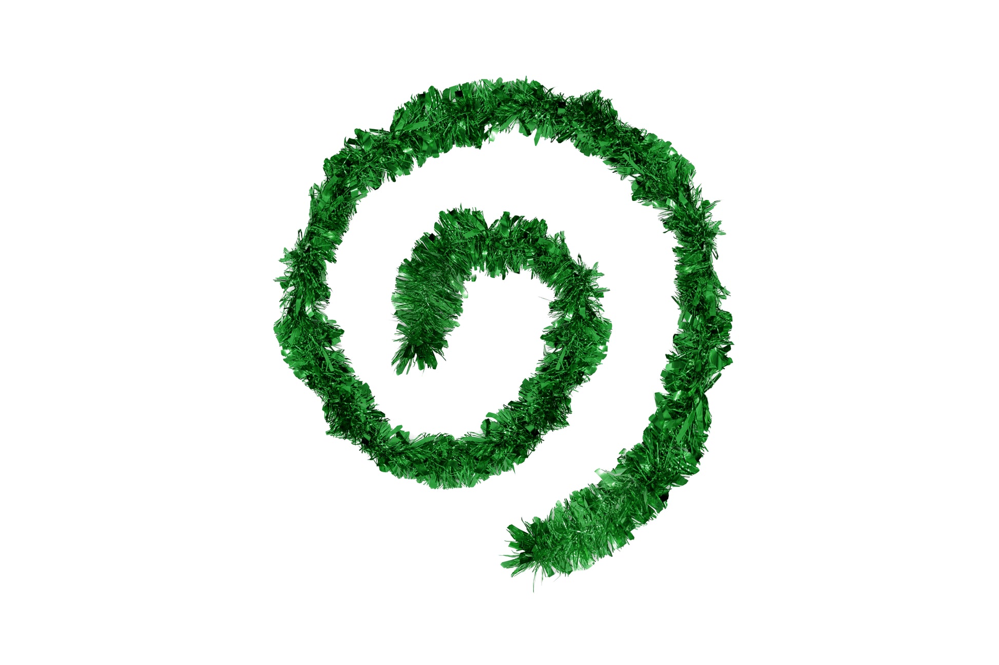 Green 1.8m Christmas Tinsel