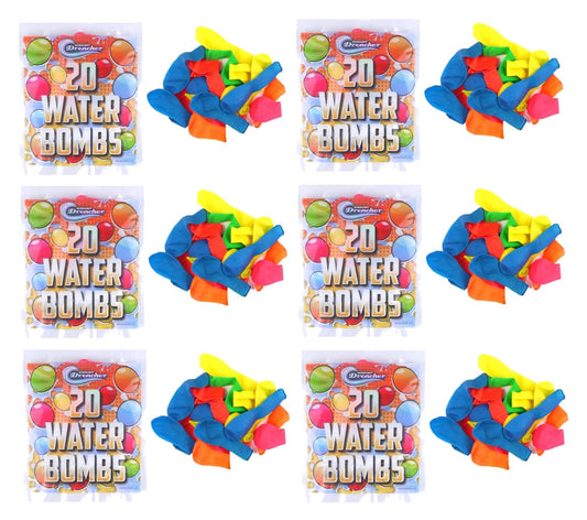 120 Water Balloons (6 Packets Of 20)