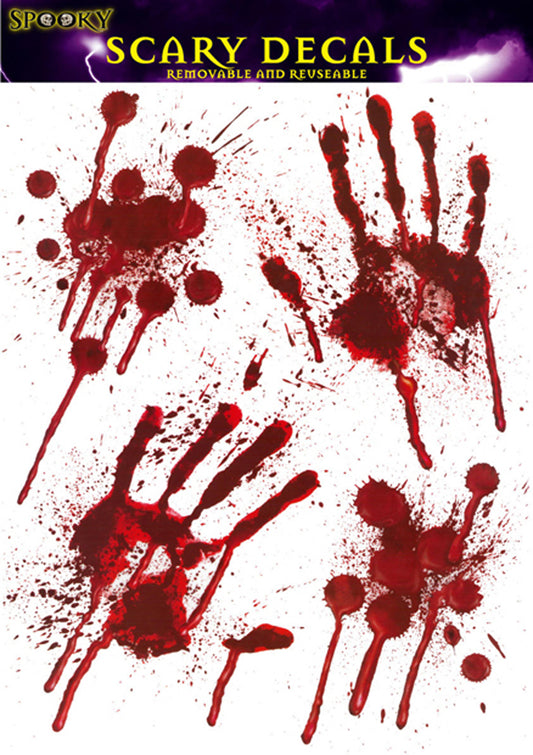 Hand Print Window Decals