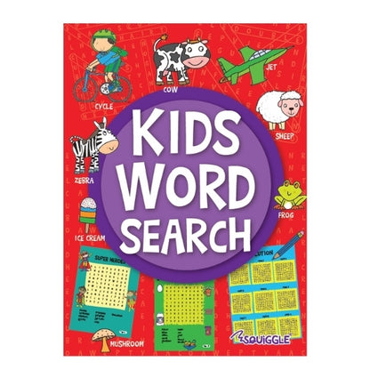 Kids Word Search Puzzle Book - Single Assorted Engaging Word Search Puzzles Children's Entertainment
