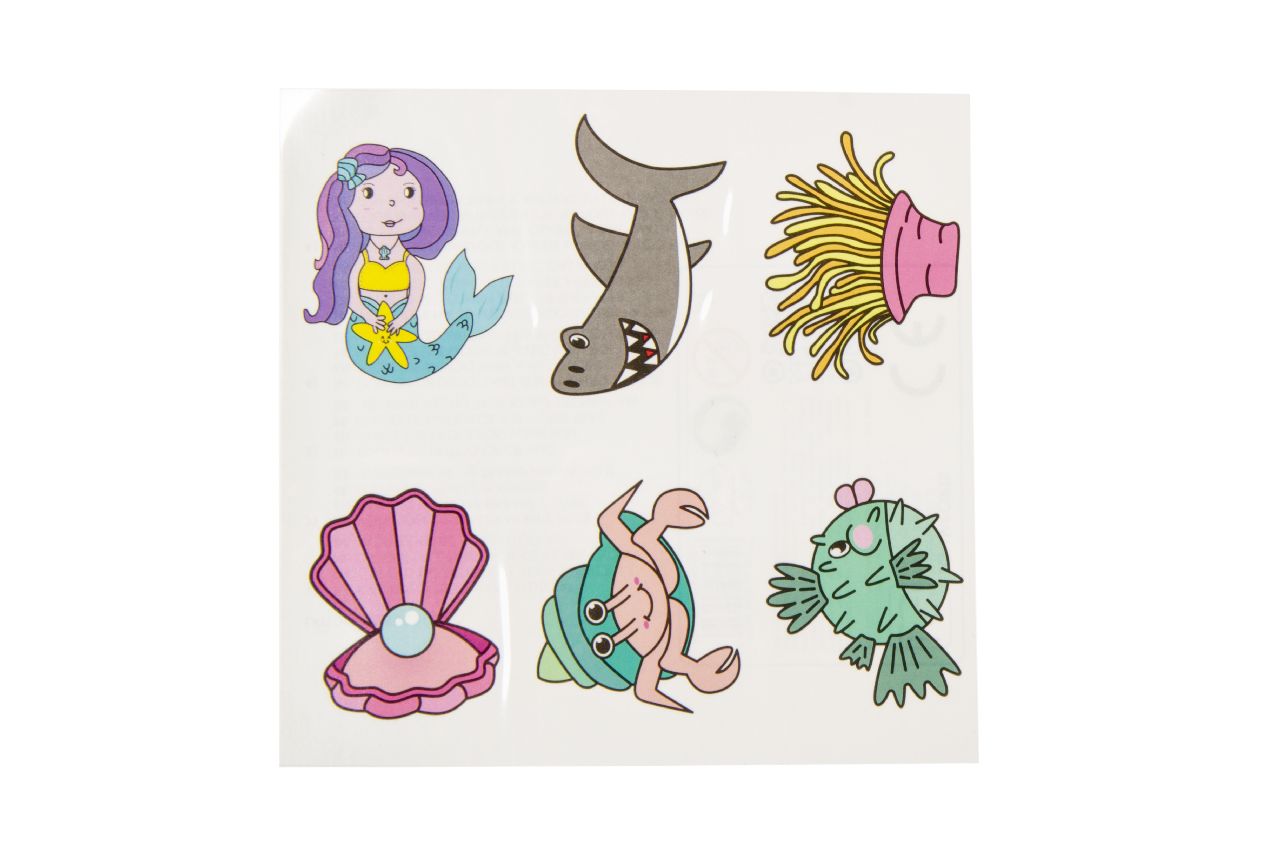 Sea Animal Tattoo Sheet