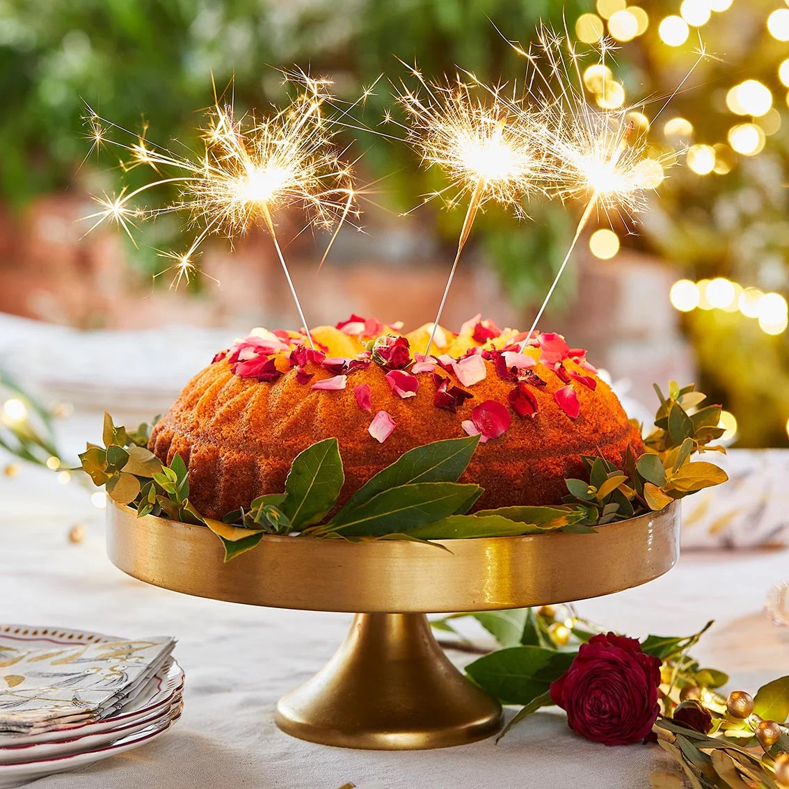 5 Mini Cake Sparklers