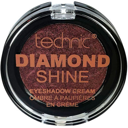 Technic Cosmetics Diamond Shine Glitter Eyeshadow Ruby Red - Makeup Beauty Sparkle Glamour Intense Colour