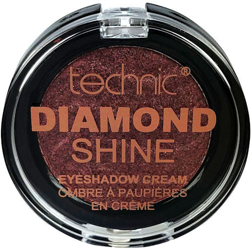 Technic Cosmetics Diamond Shine Glitter Eyeshadow Ruby Red - Makeup Beauty Sparkle Glamour Intense Colour