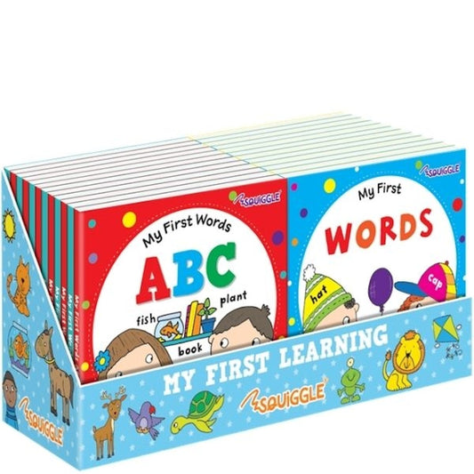 Early Learners Board Book - Assorted Sturdy Design Engaging Illustrations Educational Content Early Learning Essentials