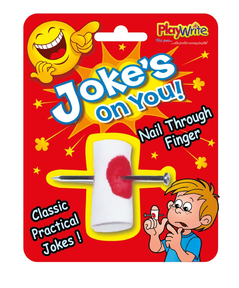 Joke's On You! - Nail Through Finger