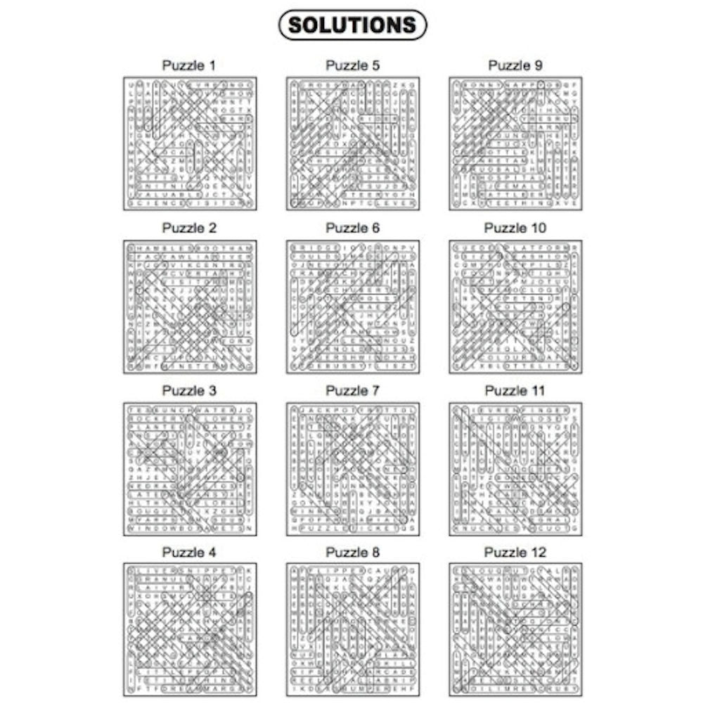 Travel Size Word Search Book - Assorted Convenient Size Entertainment High Quality
