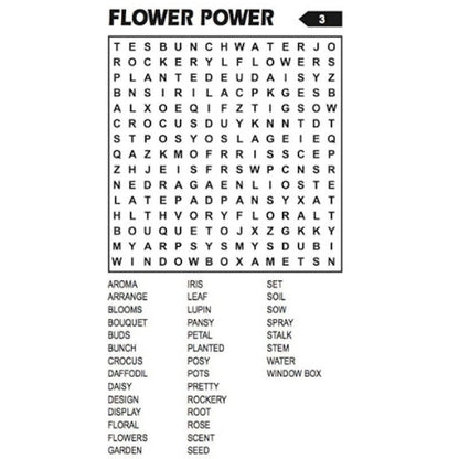 Travel Size Word Search Book - Assorted Convenient Size Entertainment High Quality