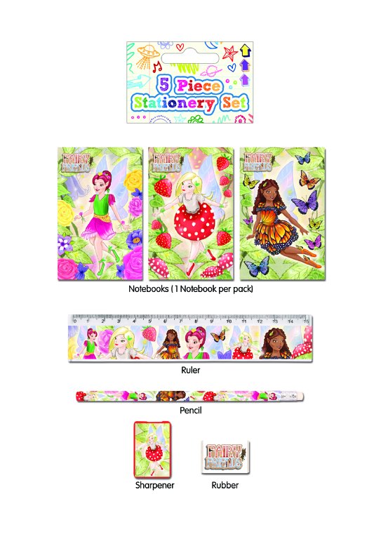 Fairy 5 Piece Stationery Set