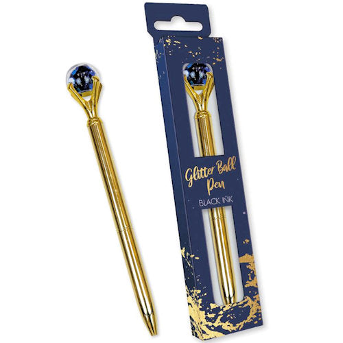 Glitter Ball Pen - Sparkly Writing Instrument Glamour Notes