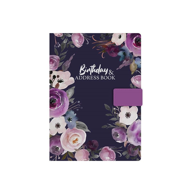 A5 Address & Birthday Book - Personal Organiser Contacts Calendar