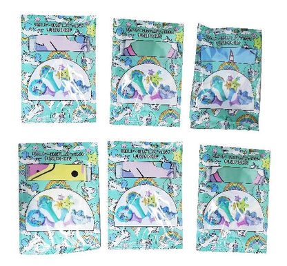 6 Unicorn Self-Inflating Handheld Balloons