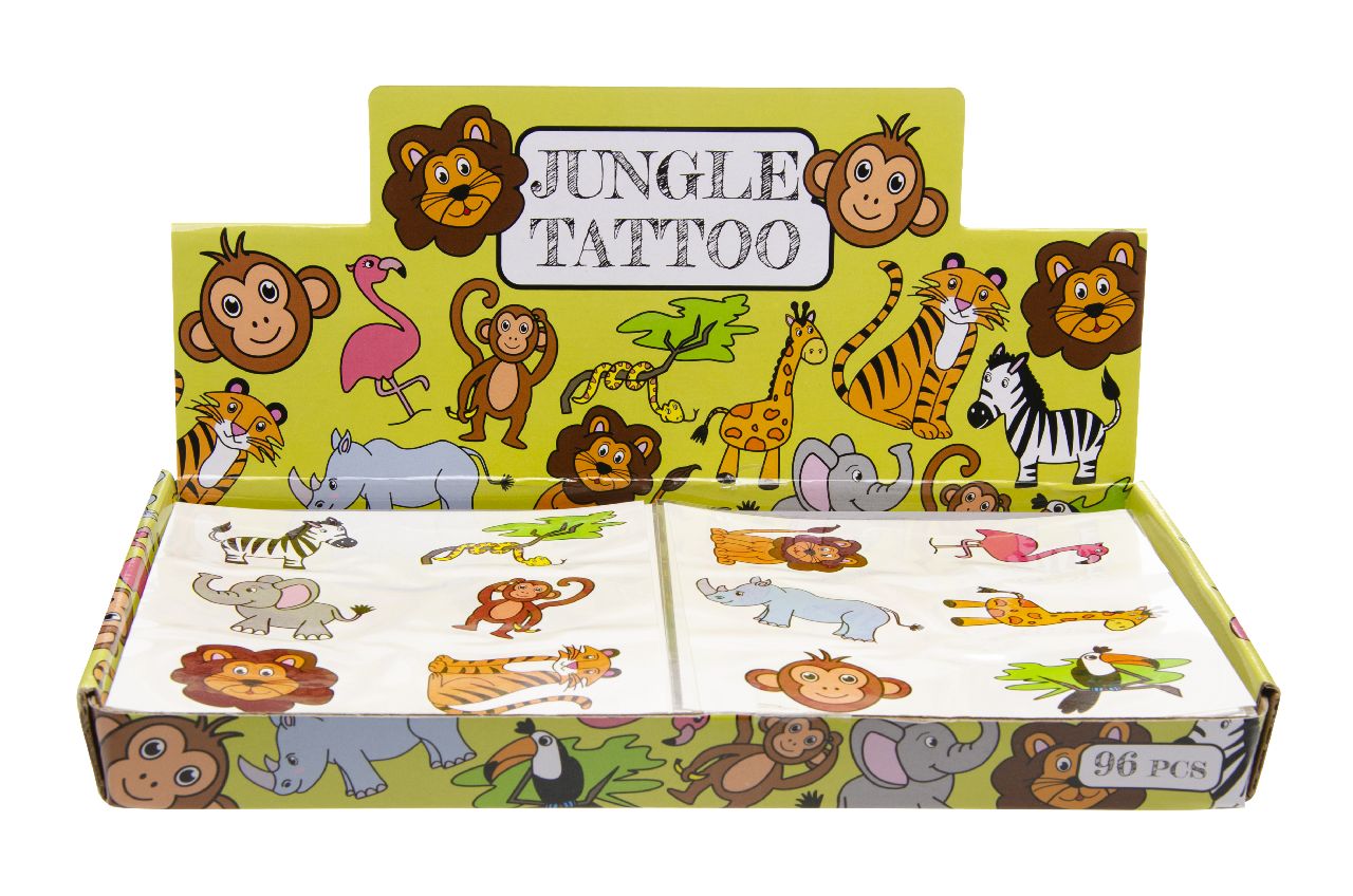 Wild Animal Tattoo Sheet