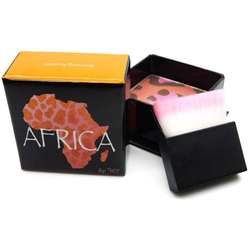 W7 Cosmetics Africa Bronzing Powder Natural Sun Kissed Finish Long Lasting Blendable Formula