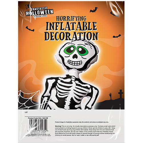 Halloween Inflatables - Skeleton Festive Holiday Decoration Spooky Haunted House