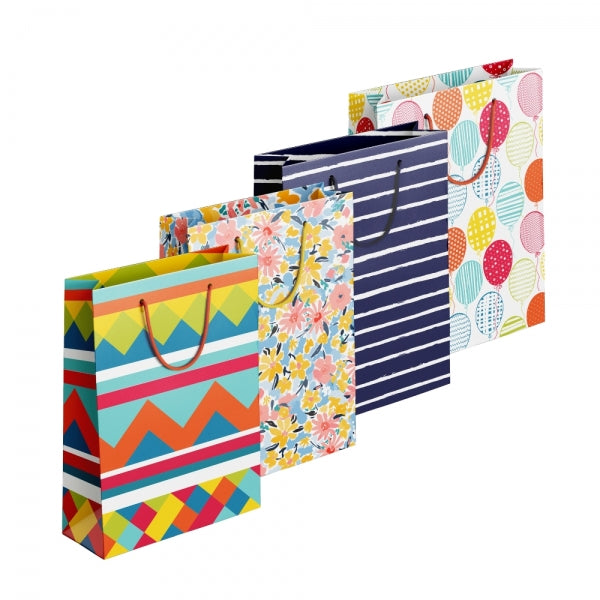 Colourful Patterned X-Large Gift Bag