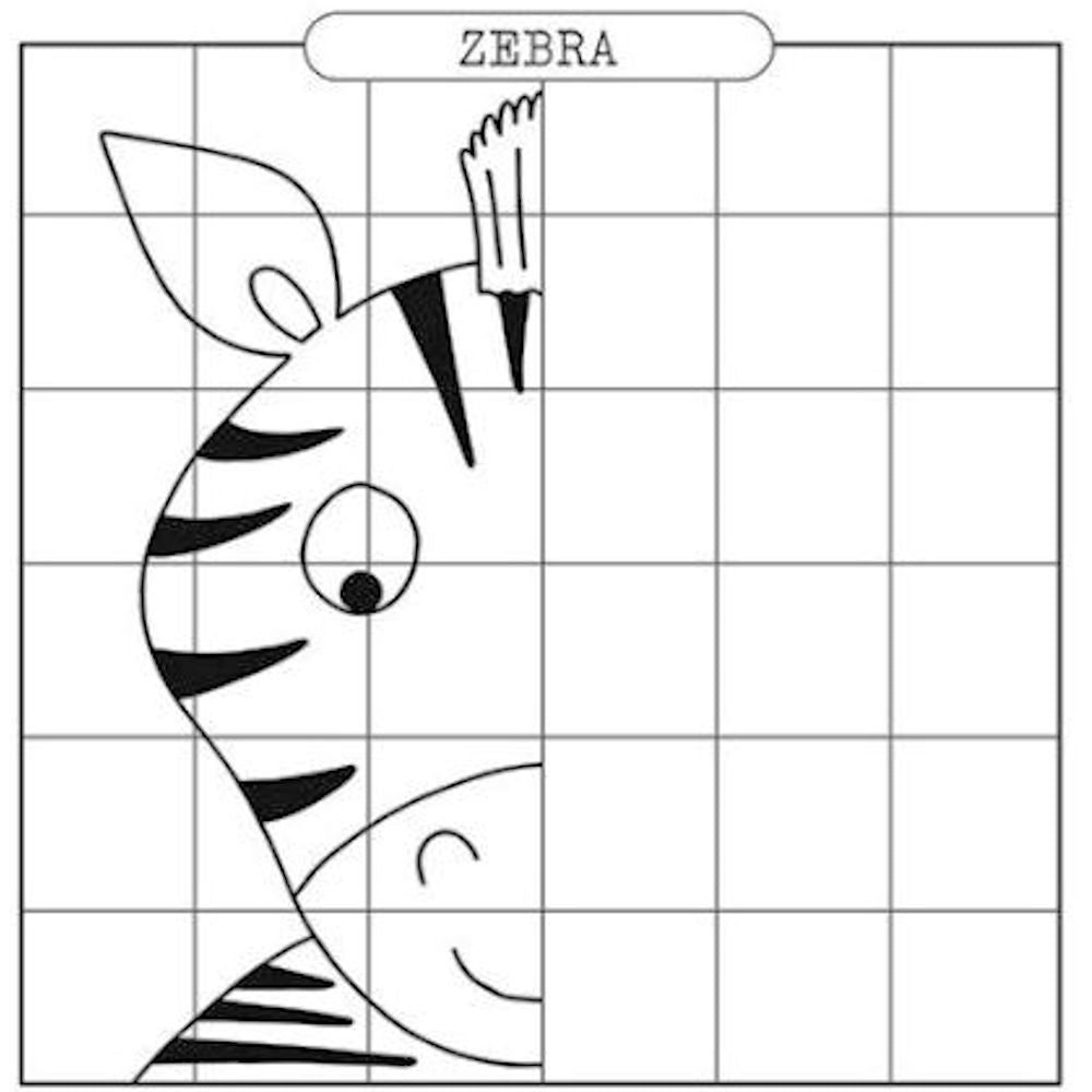 Square Mirror Drawing Activity Book - 24 Pages Creative Drawing Reflective Challenges High Quality Paper Interactive Fun
