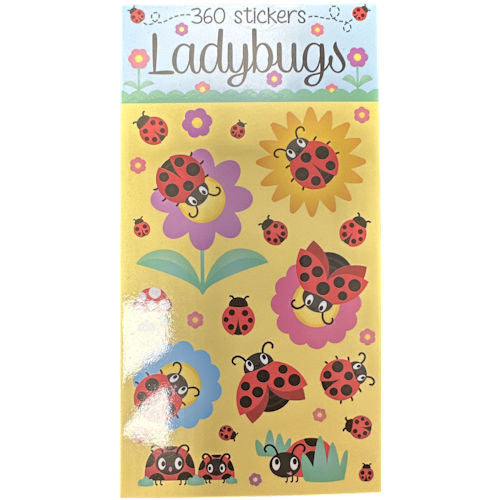 Ladybugs Sticker Book - 360 Stickers Fun Designs Reward Stickers Kids Craft Activity