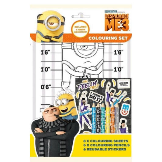 Despicable Me 3 Colouring Set