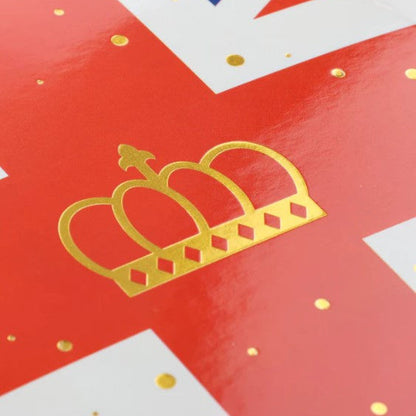 10 Union Jack Small 7.5" Paper Bowls