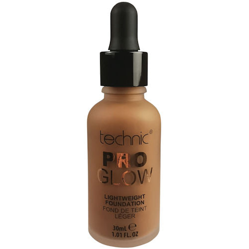 Technic Cosmetics Pro Glow Natural Looking Foundation Mocha - Makeup Beauty Dewy Finish Foundation