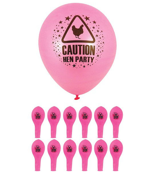 15 Hen Party Latex Balloons