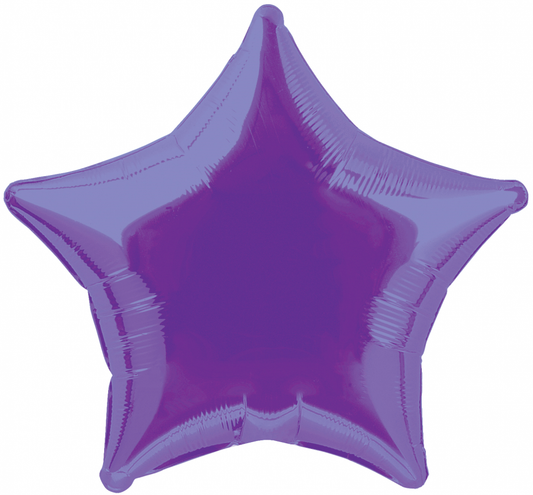 Purple Foil Star Balloon