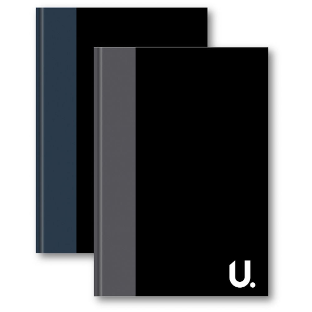 A4 Hardback Notebook - Assorted Lined Durable Hardcover Lined Pages Neat Writing