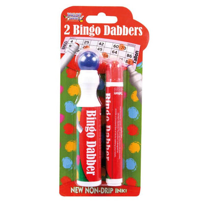 Bingo Dabbers - 2 Pack Assorted Colours Game Supplies Markers Fun