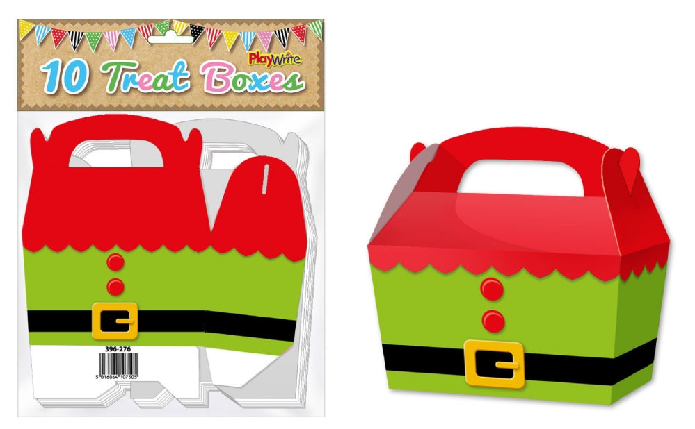 10 Elf Tunic Party Treat Boxes