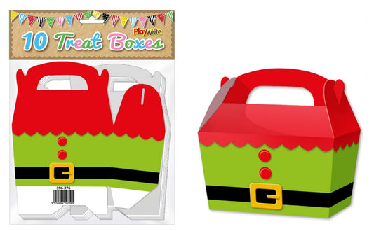 10 Elf Tunic Party Treat Boxes