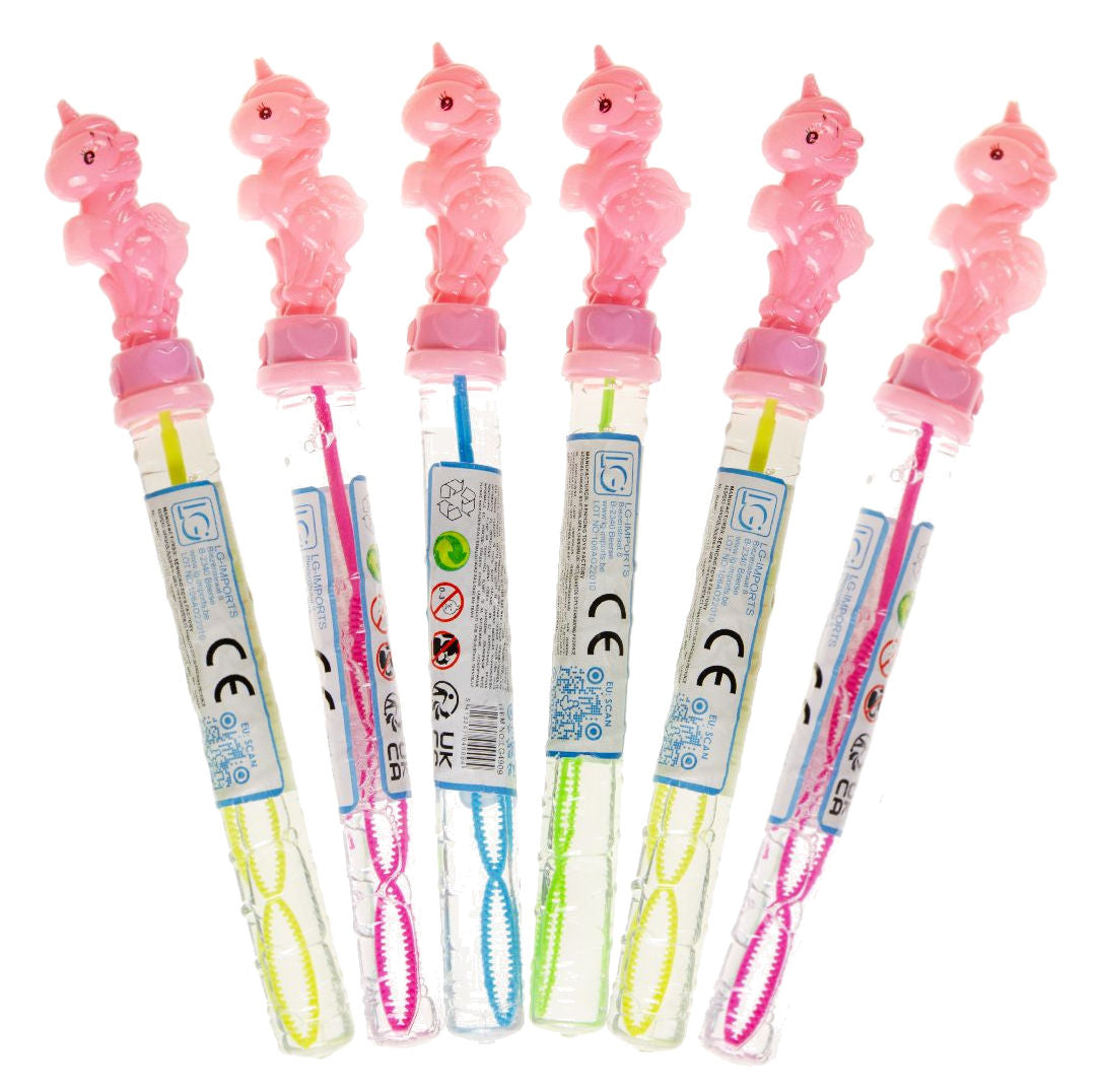 6 Horse Bubble Wand Swords