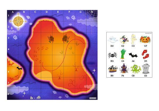 6 Halloween Treasure Map Games