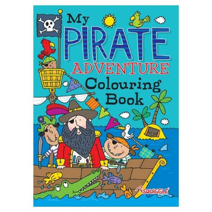 Pirates or Knights Colouring Book