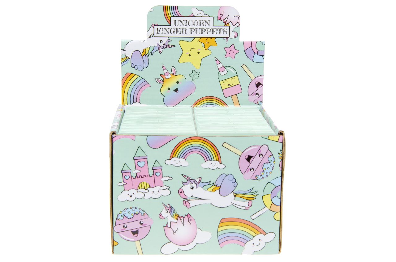 6 Unicorn Finger Puppets