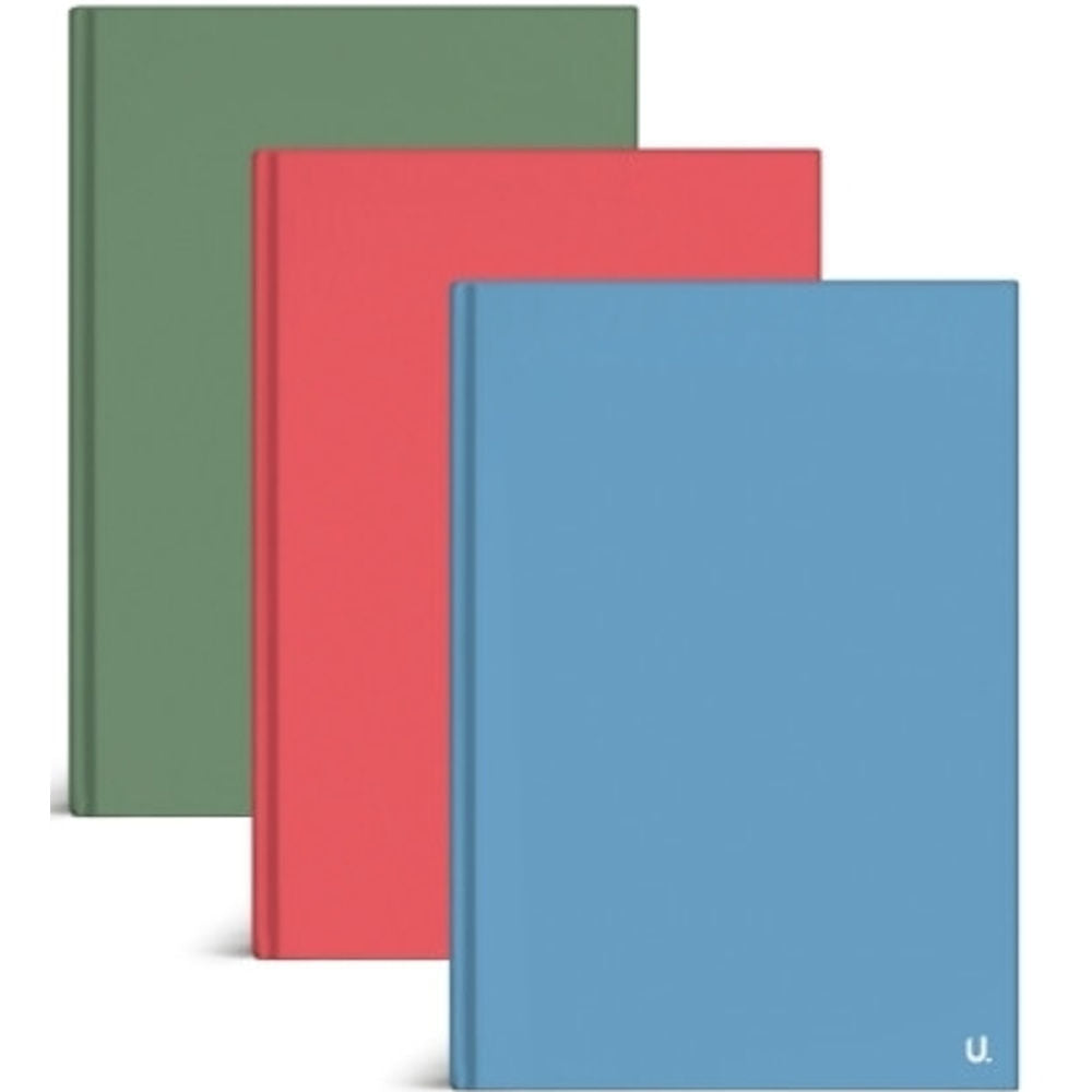 A6 Hardback Notebook - 2 Pack Lined Compact Size Lined Pages Neat Writing Durable Hardcover