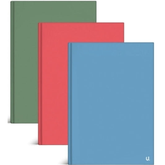 A6 Hardback Notebook - 2 Pack Lined Compact Size Lined Pages Neat Writing Durable Hardcover