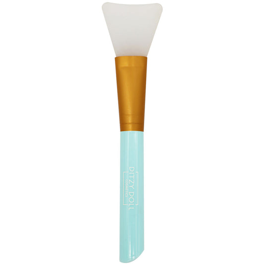 Ditzy Doll Silicone Face Mask Brush Blue - Soft Applicator Brush for Smooth and Even Facial Mask Application