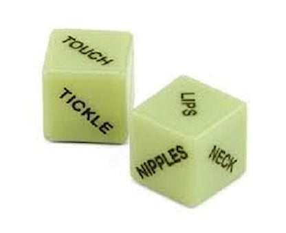 Glow In The Dark Love Dice