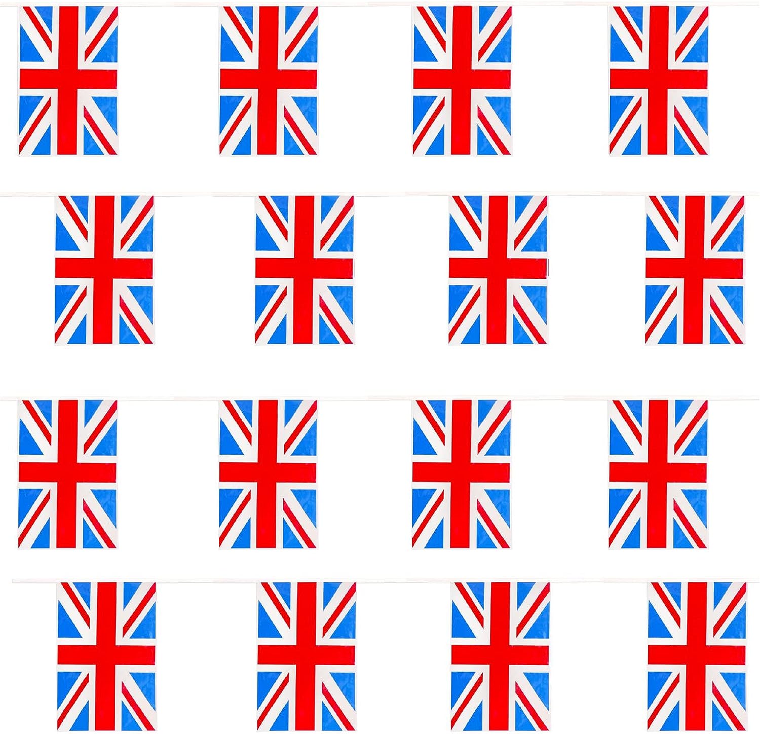 Union Jack Flag 10m Rectangular Bunting