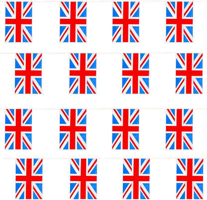 Union Jack Flag 10m Rectangular Bunting