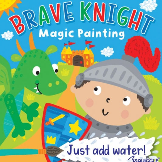 Magic Painting Book Knight - Mess Free Painting Experience Just Add Water Colourful Fun