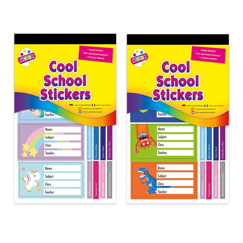 Super Cool Stickers - Assorted Designs Kids Craft Scrapbooking Embellishments